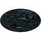 Ekena Millwork Oslo Ceiling Medallion (Fits Canopies up to 10 1/2"), Hand-Painted Night Shade, 28 1/8"OD x 1 3/4"P CM28OSNSF - alternate 3